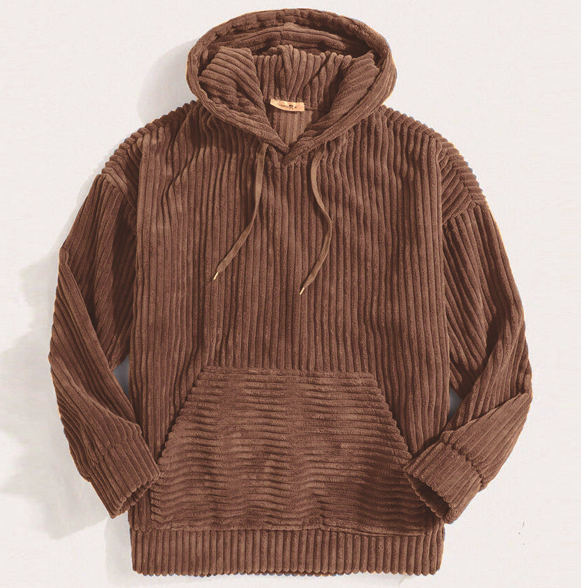 Aspen-Style Corduroy Hoodie