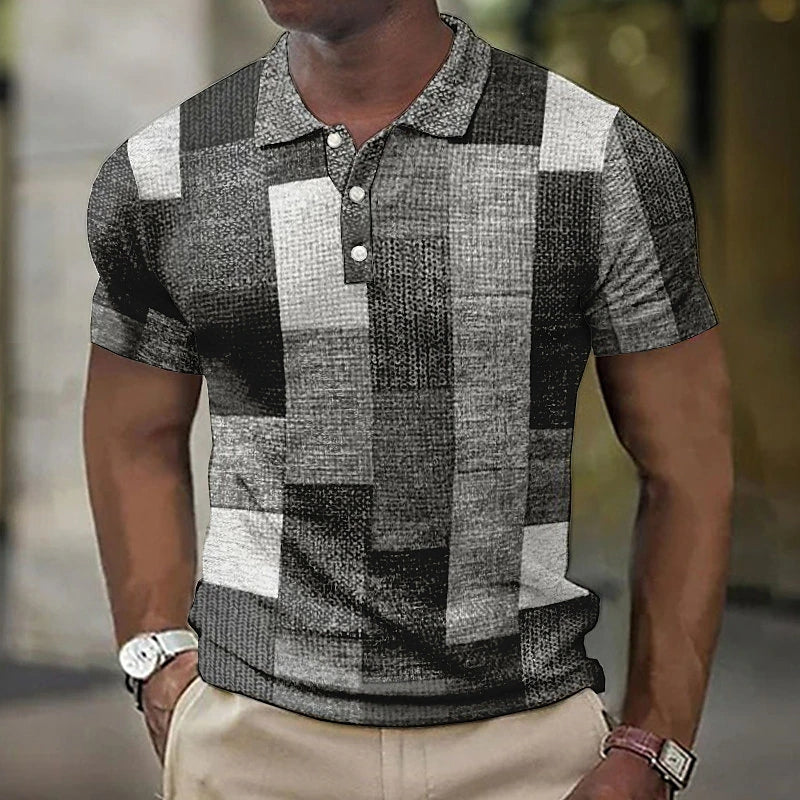 Men’s Retro-Inspired Polo Shirt