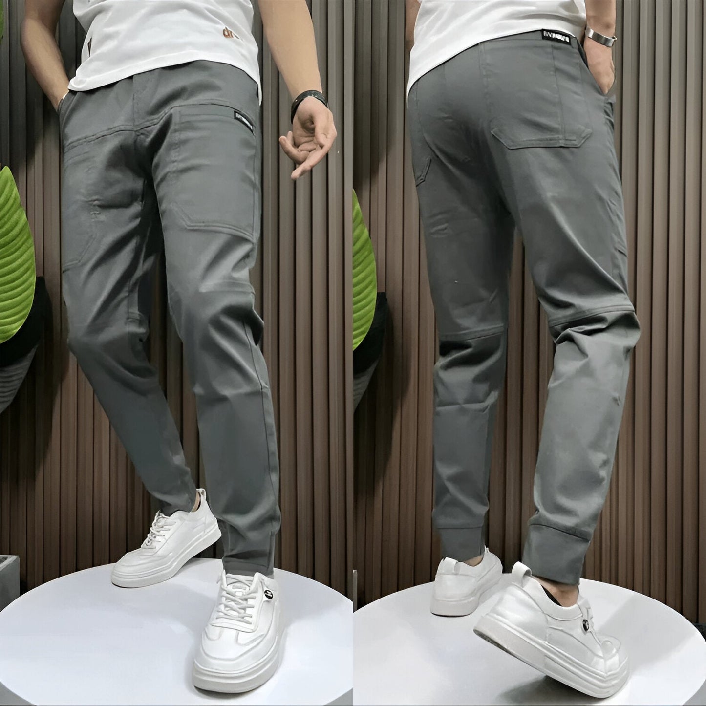 Tailored Stretch Utility Trousers