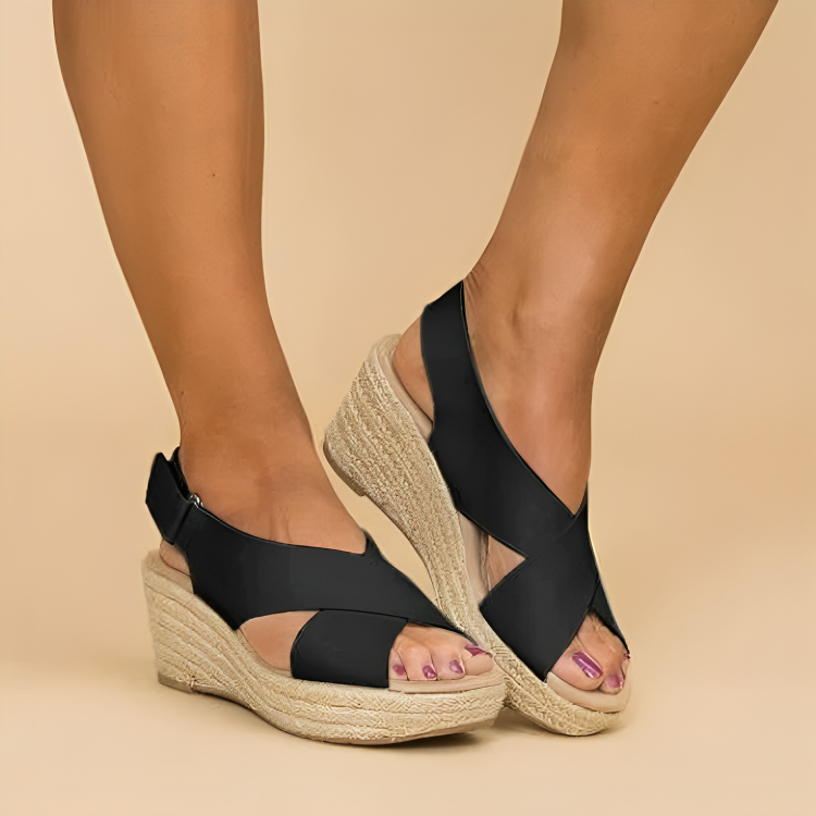 Cross-Strap Comfort Sandals