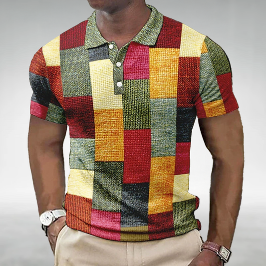 Men’s Retro-Inspired Polo Shirt