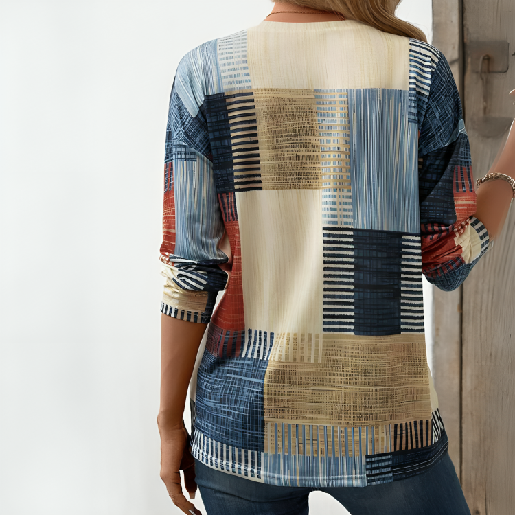Colourful Round Neck T-Shirt