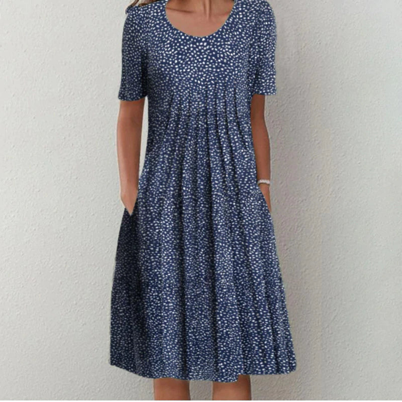 Elegant Floral Midi Dress