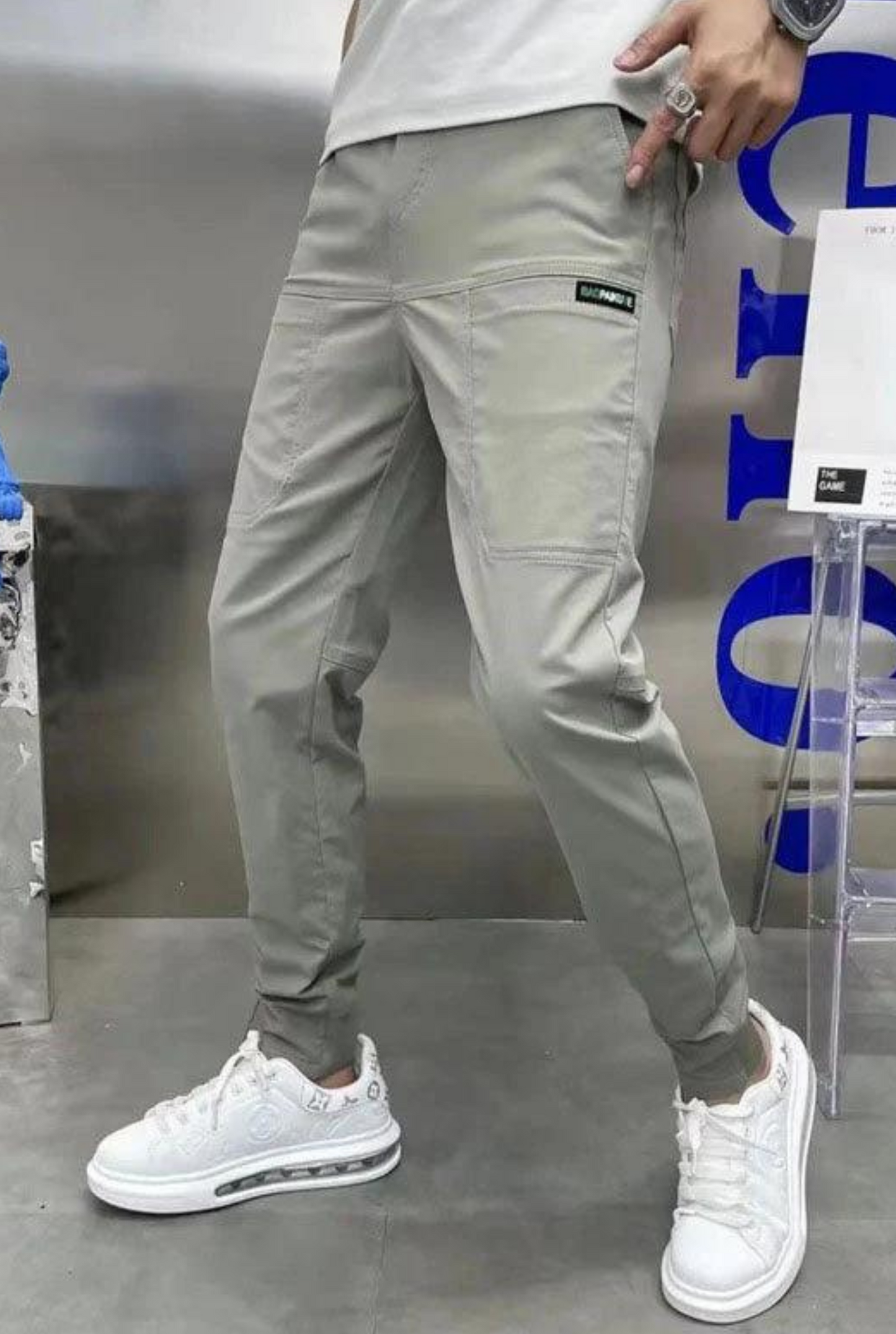 Tailored Stretch Utility Trousers