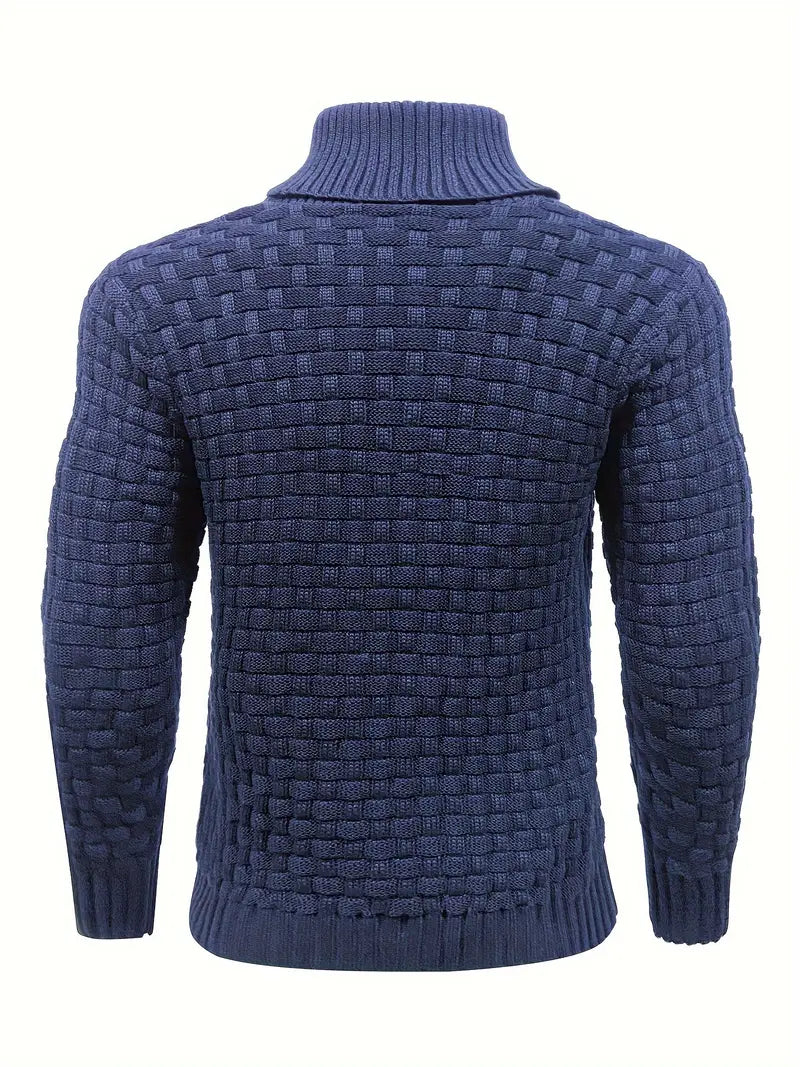 Men’s Textured Knit Pullover