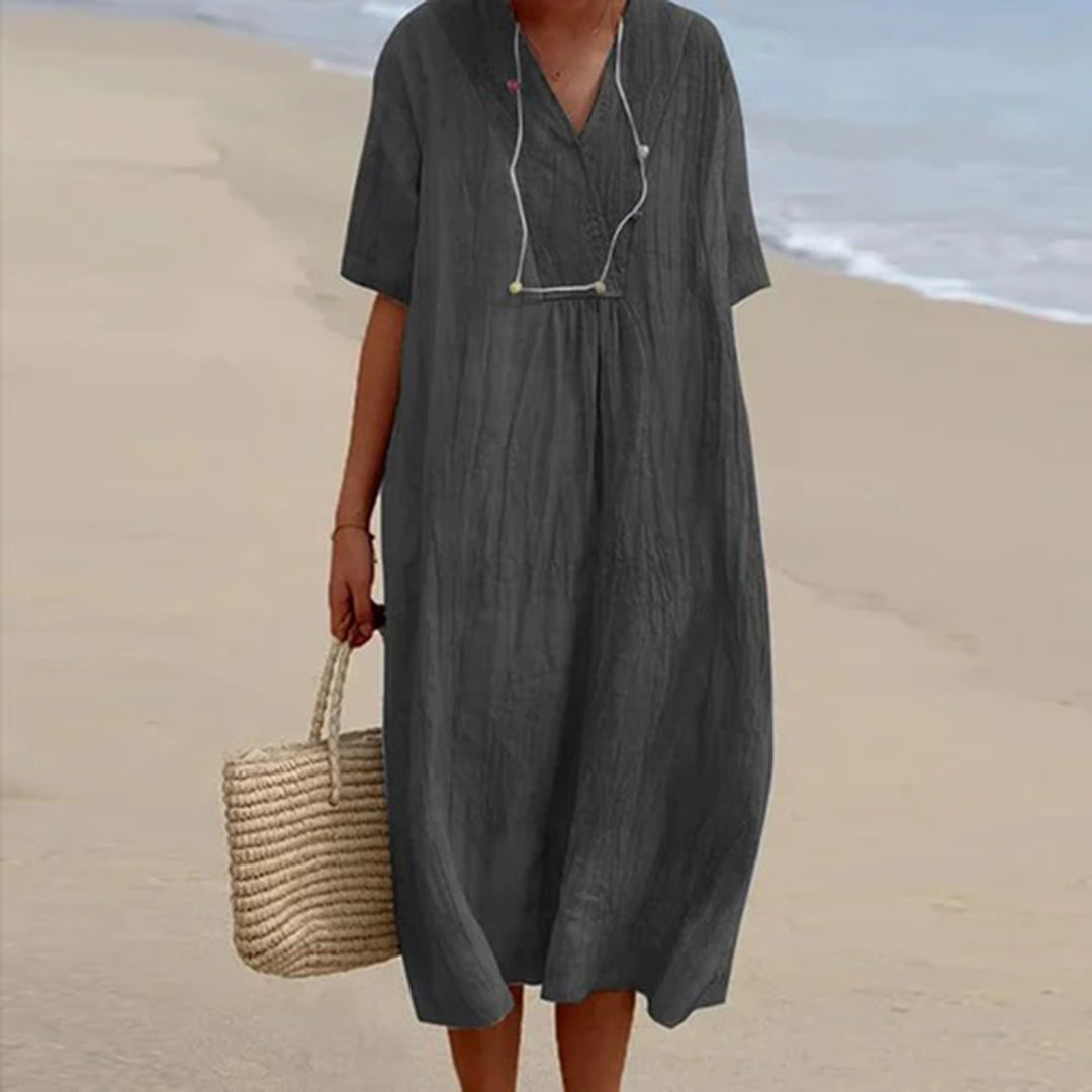 Relaxed Fit Midi Dress