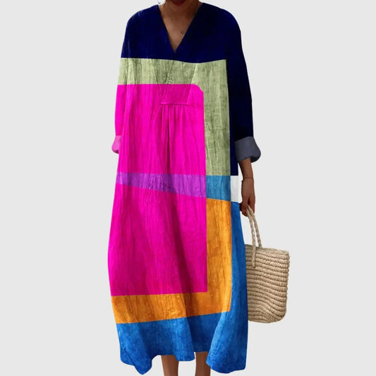 Colourblock Radiance Maxi Dress