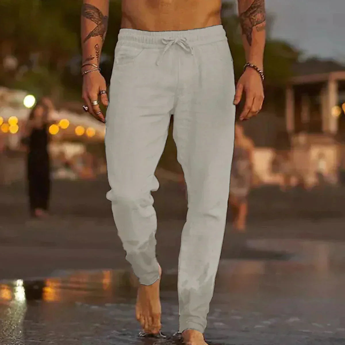 Men’s Premium Cotton Drawstring Trousers
