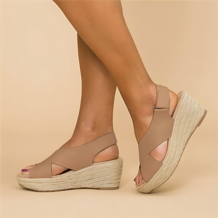 Cross-Strap Comfort Sandals