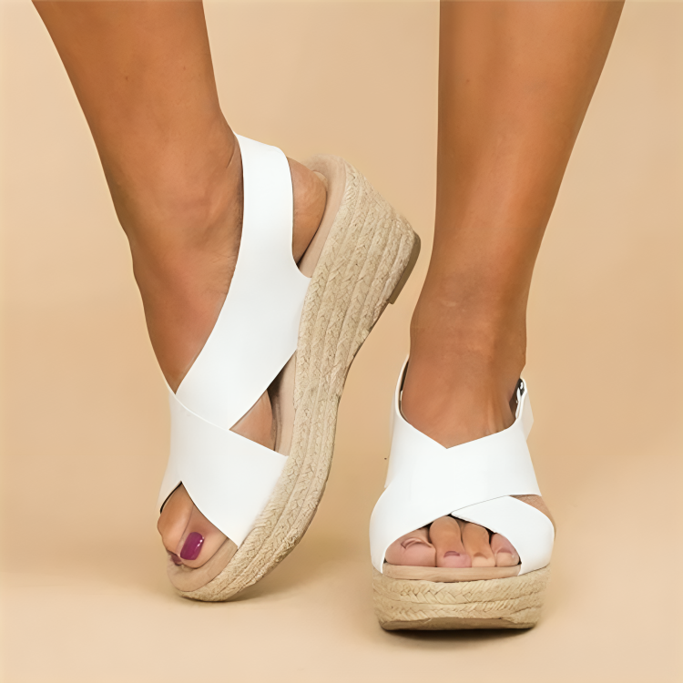 Cross-Strap Comfort Sandals