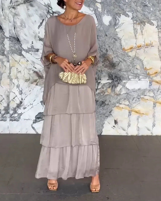 Elegant Chiffon Casual Boho Dress