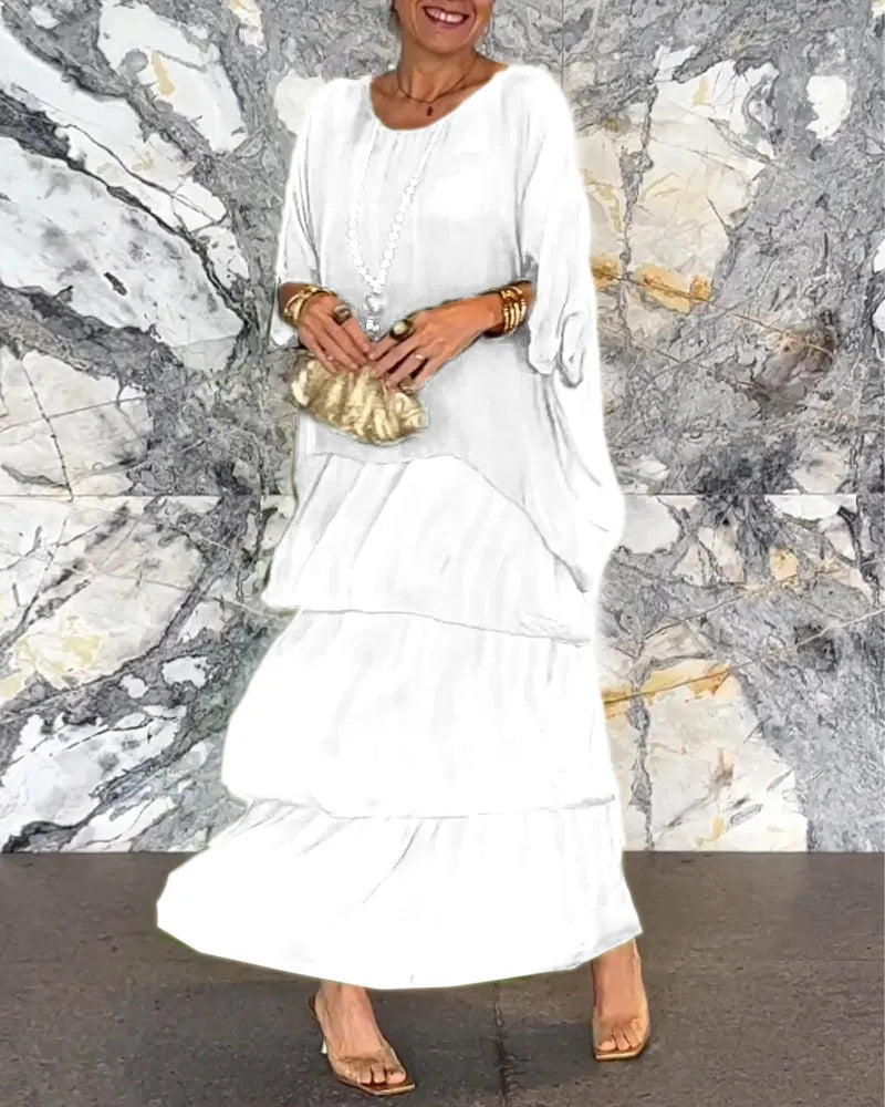 Elegant Chiffon Casual Boho Dress