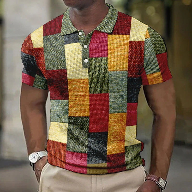 Men’s Retro-Inspired Polo Shirt