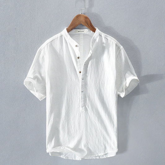 Casual Solid-Colour Shirt
