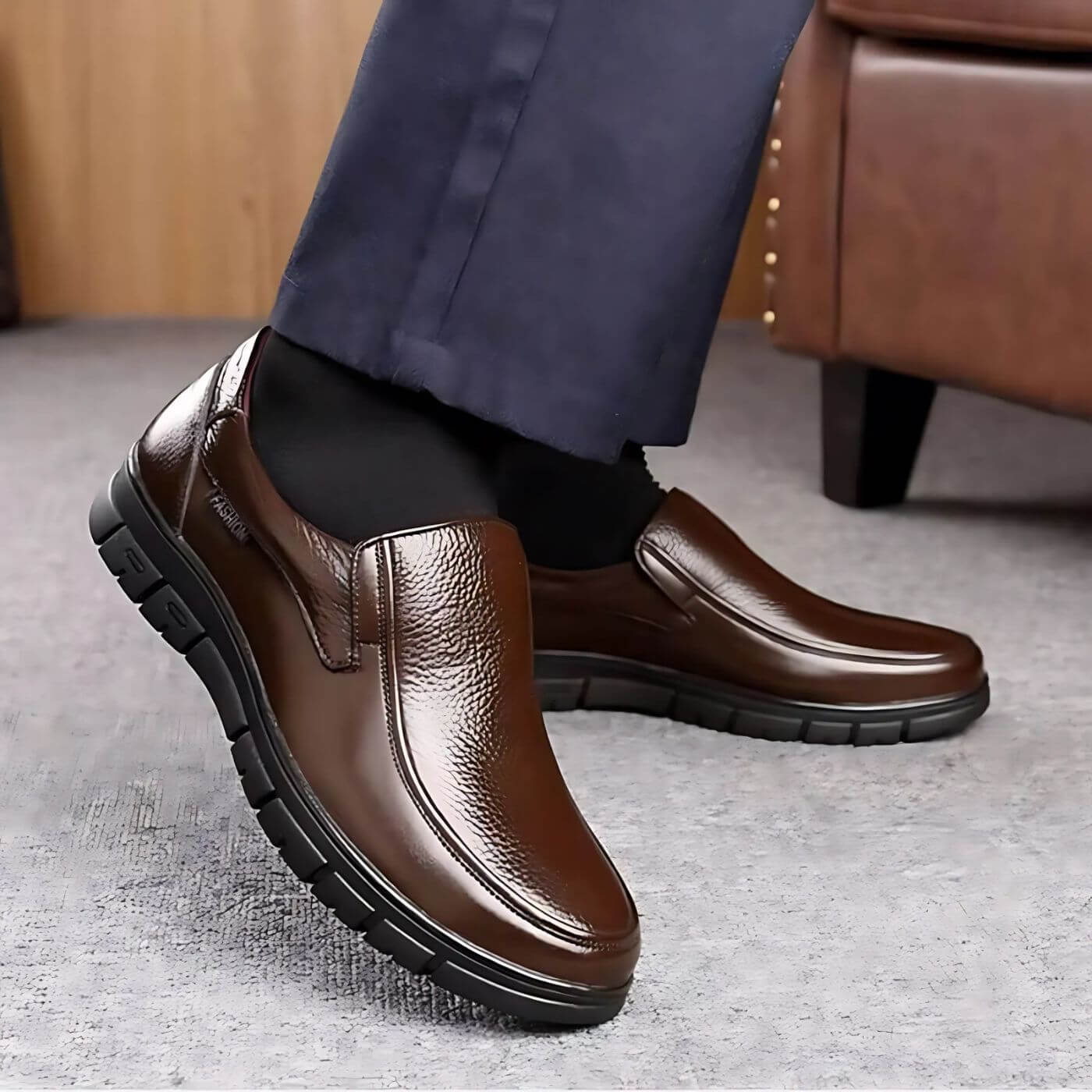 Men’s Supportive Leather Shoes