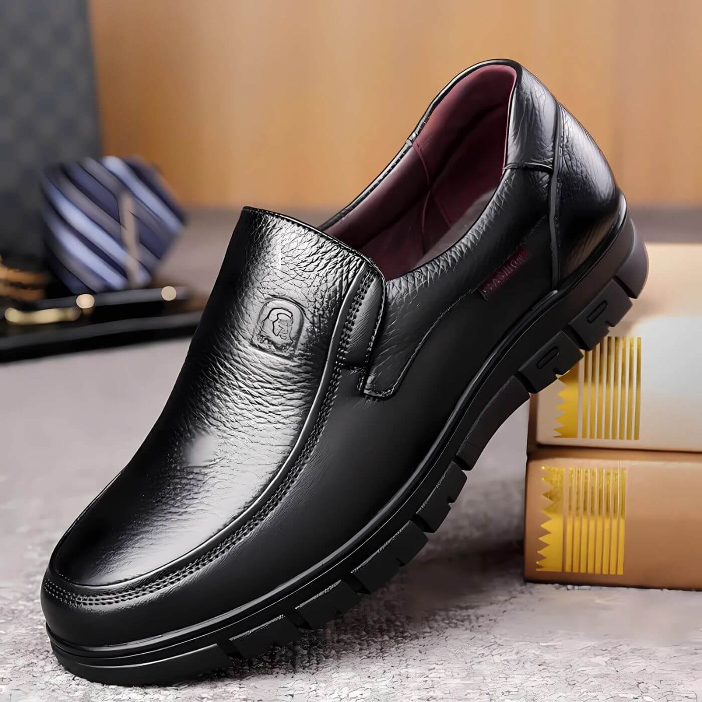 Men’s Supportive Leather Shoes