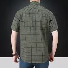 Premium Short Sleeve Checked Shirt