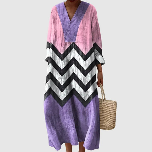 Zigzag Mood Maxi Dress