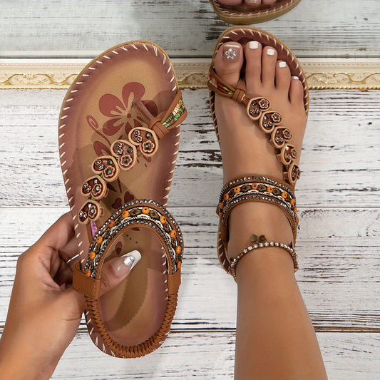 Boho-Inspired Comfort Sandals