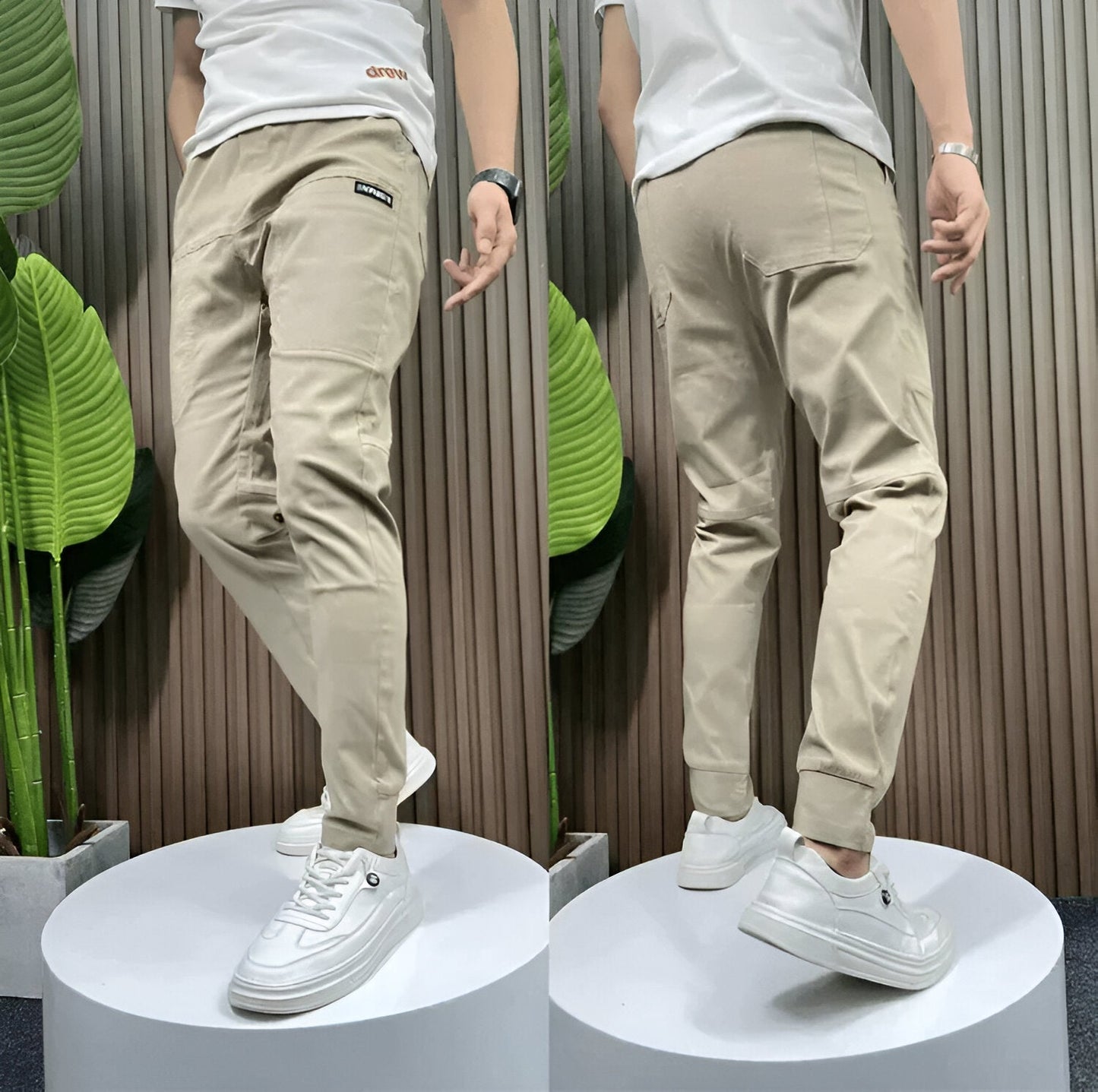 Tailored Stretch Utility Trousers