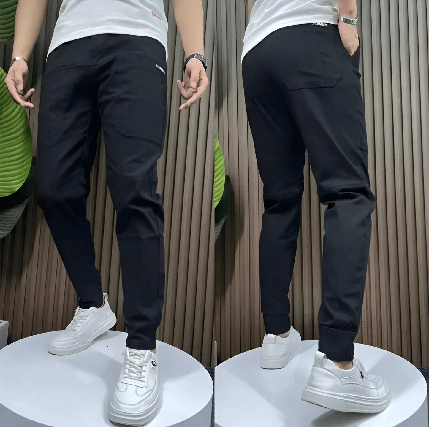 Tailored Stretch Utility Trousers