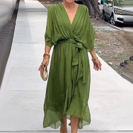 Curve-Flattering Evening Dress