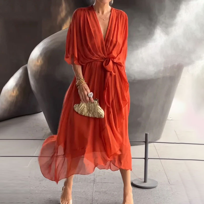 Curve-Flattering Evening Dress